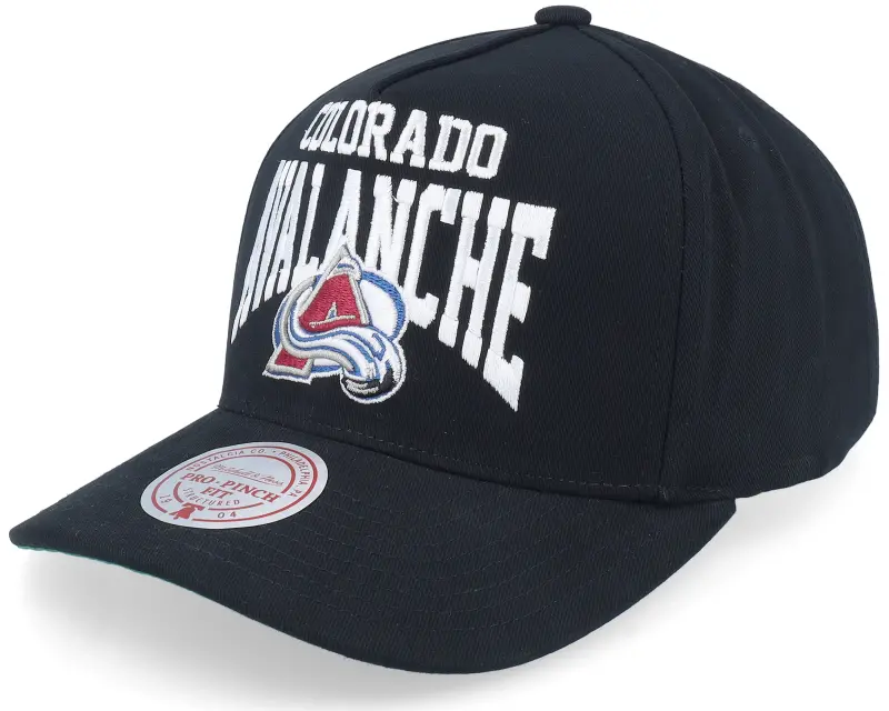 Mitchell & Ness Colorado Avalanche Big Time Pro Black A-frame Adjustable online