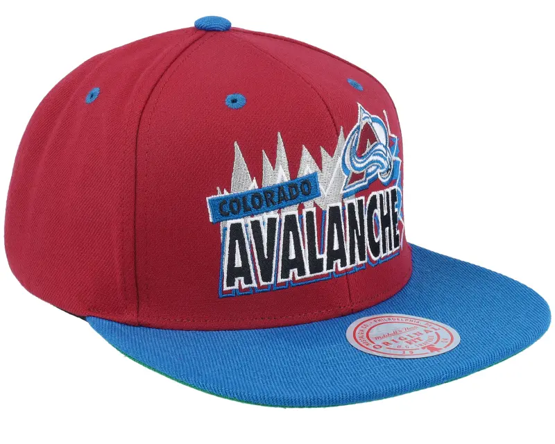 Mitchell & Ness Colorado Avalanche Buzz Maroon/Blue Snapback online