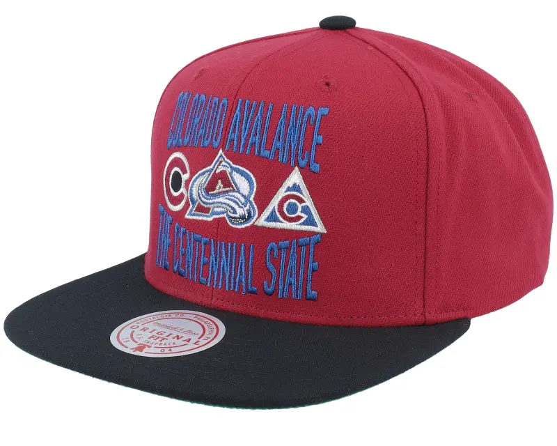 Mitchell & Ness Colorado Avalanche City Love Maroon/Black Snapback online