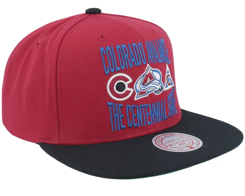 Mitchell & Ness Colorado Avalanche City Love Maroon/Black Snapback online