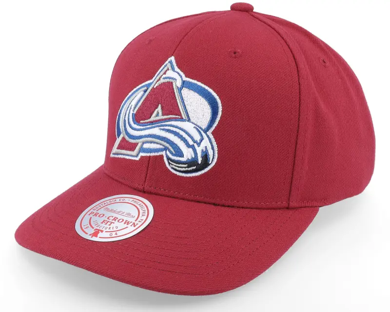 Mitchell & Ness Colorado Avalanche Team Ground 2.0 Pro Maroon Adjustable online
