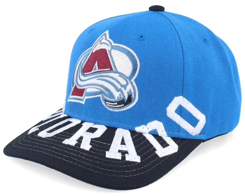 Mitchell & Ness Colorado Avalanche Underarch Pro Light Blue/Black A-frame Adjustable online