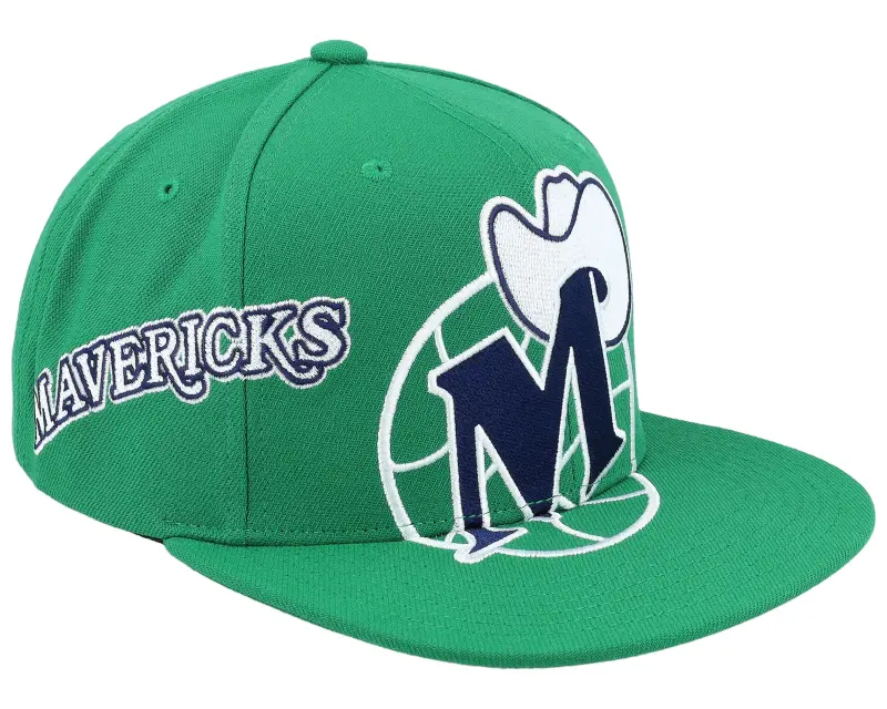 Mitchell & Ness Dallas Mavericks Big Time Hwc Green Snapback online