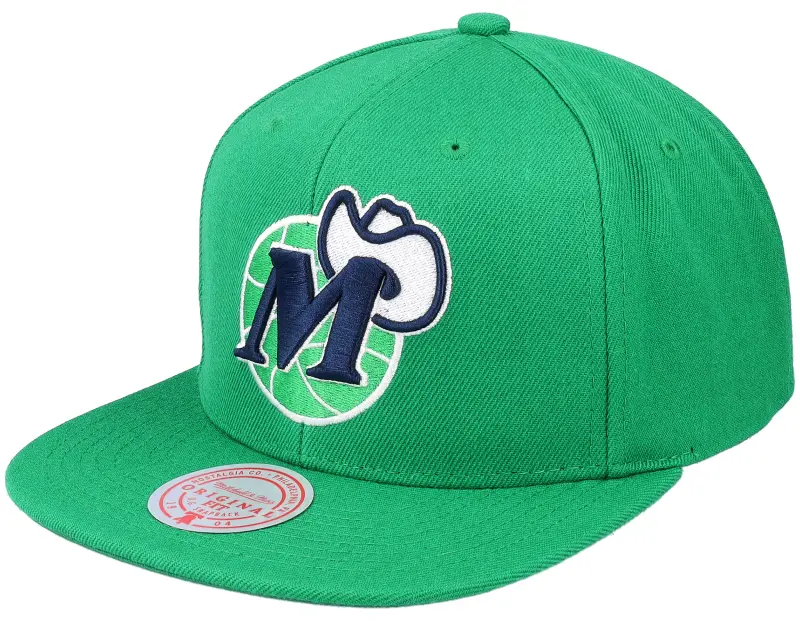Mitchell & Ness Dallas Mavericks Team Ground 2.0 Green Snapback online