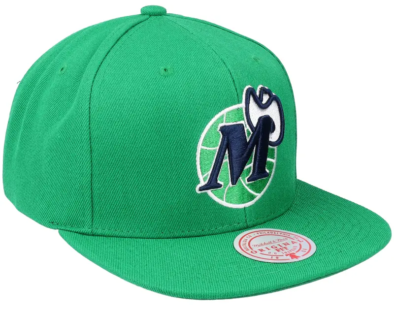 Mitchell & Ness Dallas Mavericks Team Ground 2.0 Green Snapback online