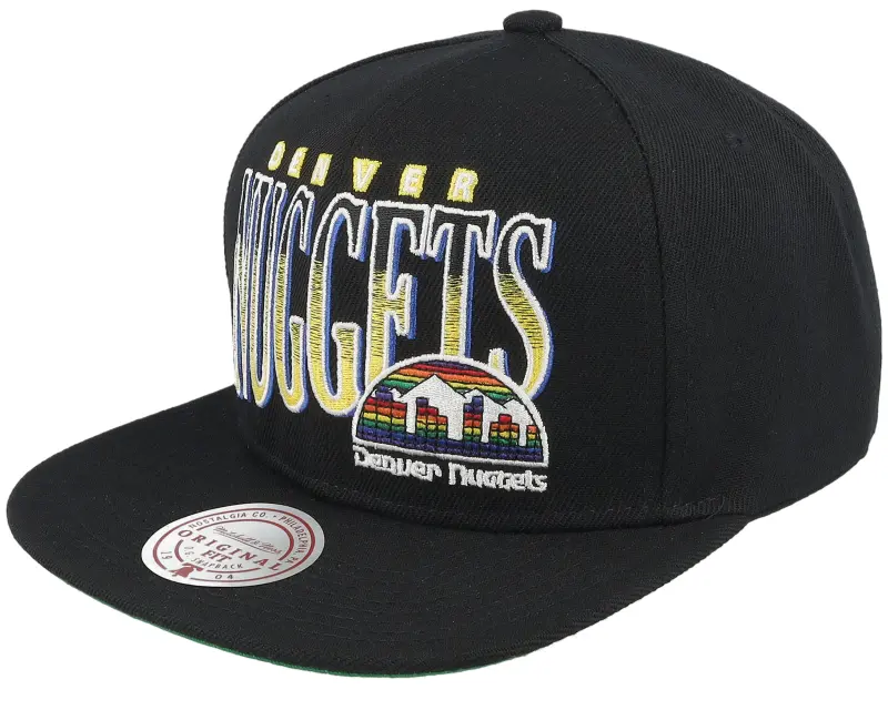Mitchell & Ness Denver Nuggets Line Work Denver Nuggets Black Snapback online