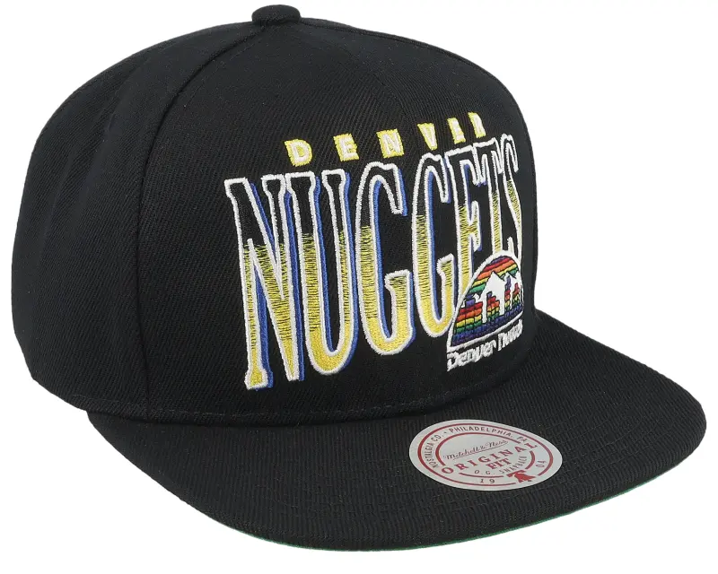 Mitchell & Ness Denver Nuggets Line Work Denver Nuggets Black Snapback online