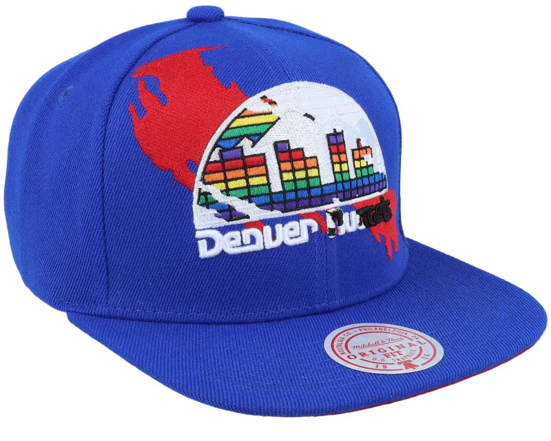Mitchell & Ness Denver Nuggets Paint By Number Hwc Blue Snapback online