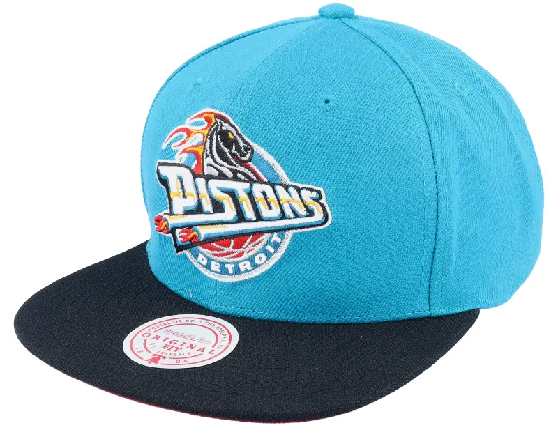 Mitchell & Ness Detroit Pistons Core Basic Teal Snapback online