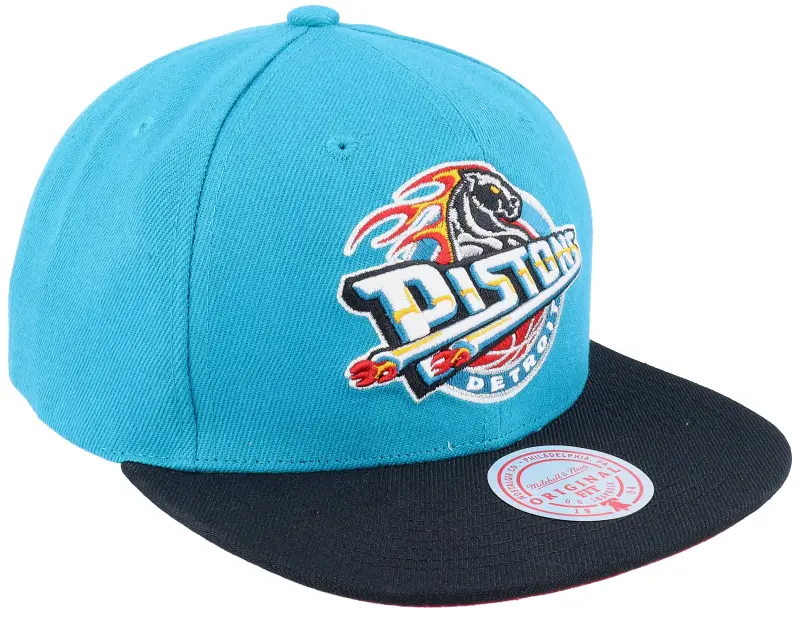 Mitchell & Ness Detroit Pistons Core Basic Teal Snapback online