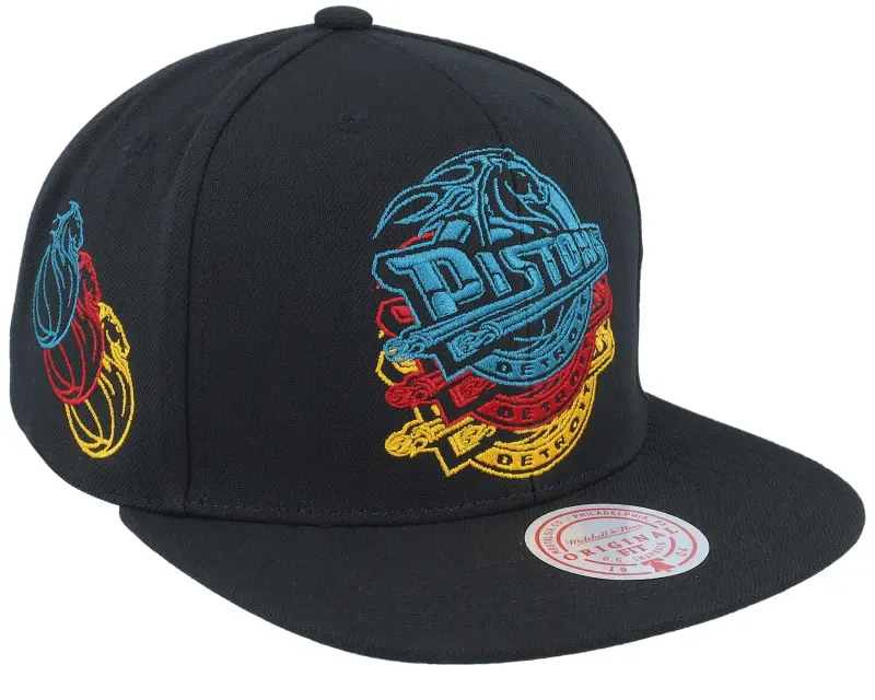 Mitchell & Ness Detroit Pistons Drop It Hwc Black Snapback online