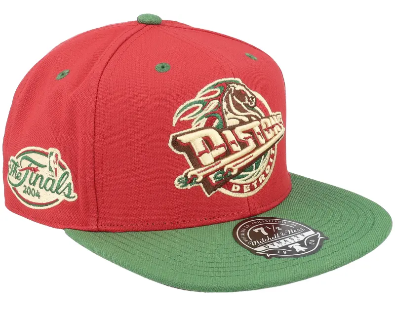 Mitchell & Ness Detroit Pistons Nightmare Red/Green Fitted online