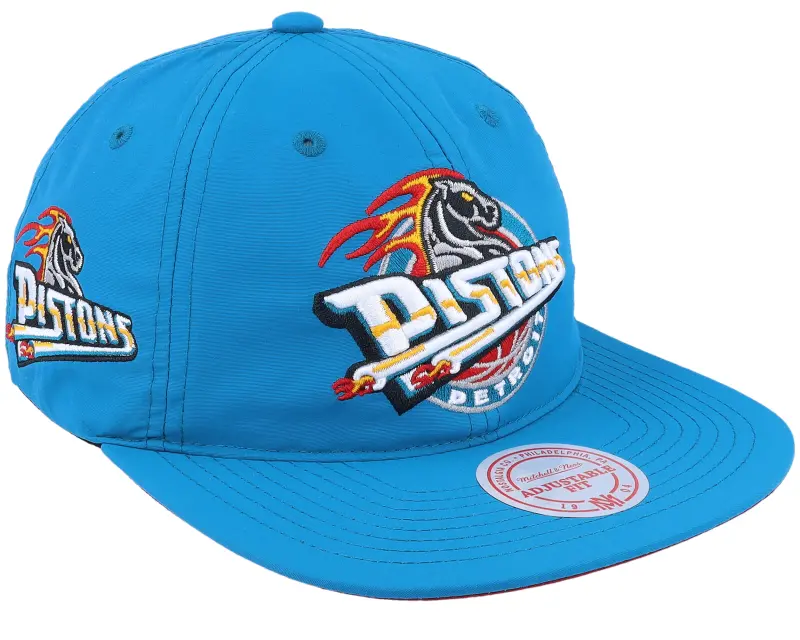 Mitchell & Ness Detroit Pistons Nylon Szn Deadstock Teal Snapback online