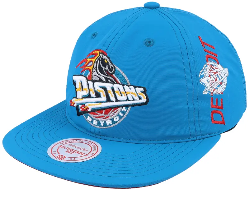 Mitchell & Ness Detroit Pistons Nylon Szn Deadstock Teal Snapback online