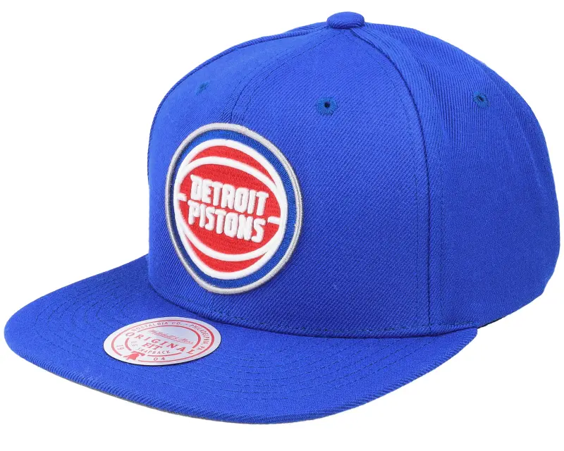 Mitchell & Ness Detroit Pistons Team Ground 2.0 Blue Snapback online