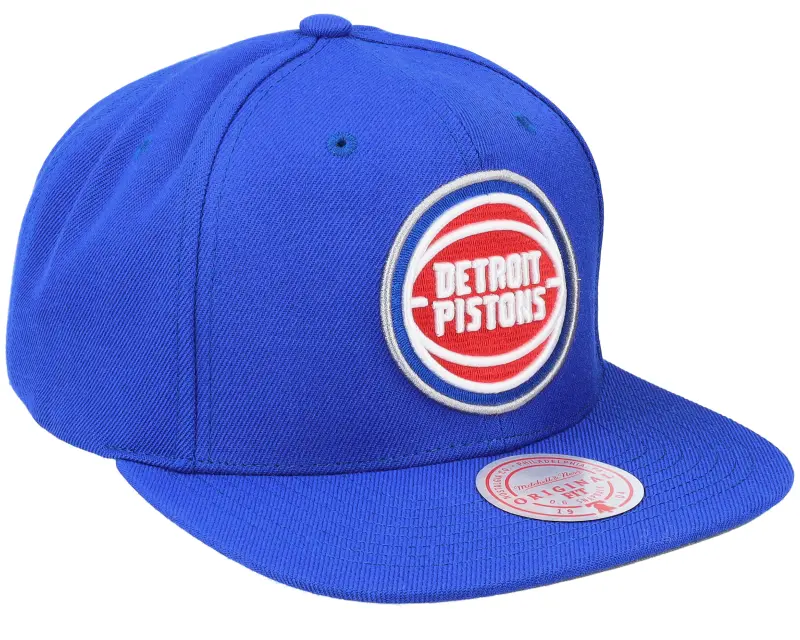 Mitchell & Ness Detroit Pistons Team Ground 2.0 Blue Snapback online