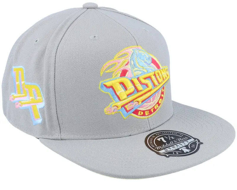 Mitchell & Ness Detroit Pistons Til Dawn Grey Fitted online