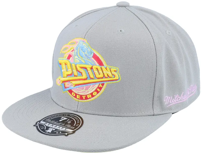 Mitchell & Ness Detroit Pistons Til Dawn Grey Fitted online