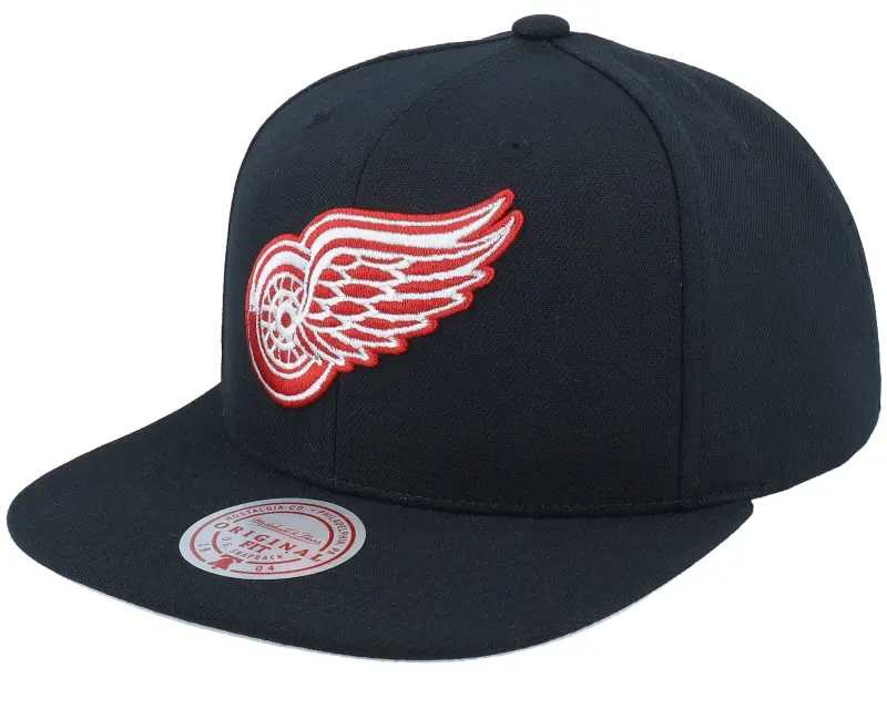Mitchell & Ness Detroit Red Wings Conference Patch Black Snapback online