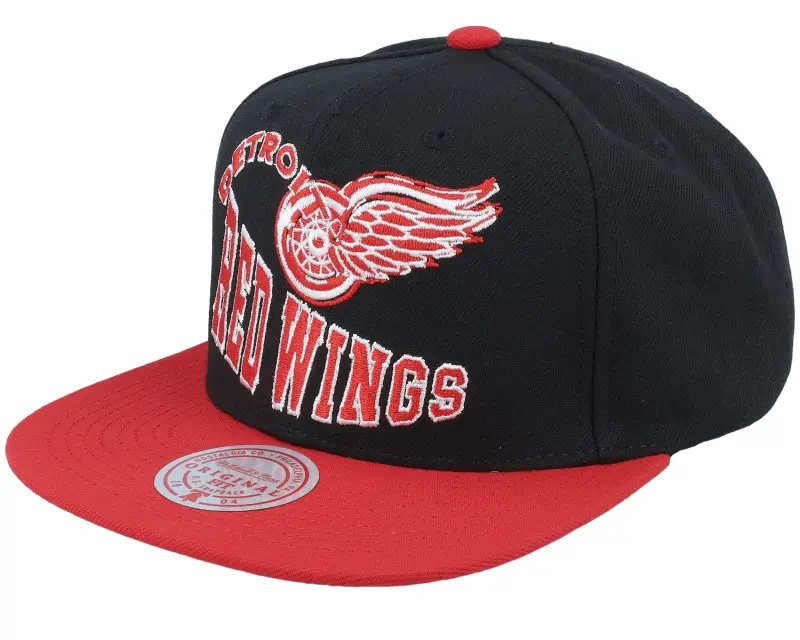 Mitchell & Ness Detroit Red Wings Crooked Path Black Snapback online