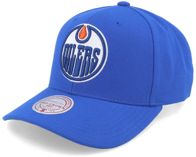 Mitchell & Ness Edmonton Oilers Team Ground 2.0 Pro Navy Adjustable online