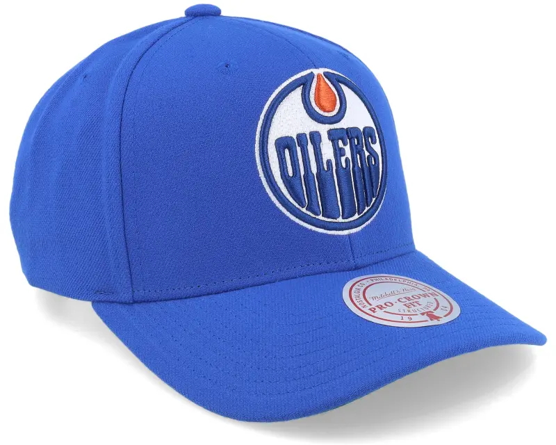 Mitchell & Ness Edmonton Oilers Team Ground 2.0 Pro Navy Adjustable online