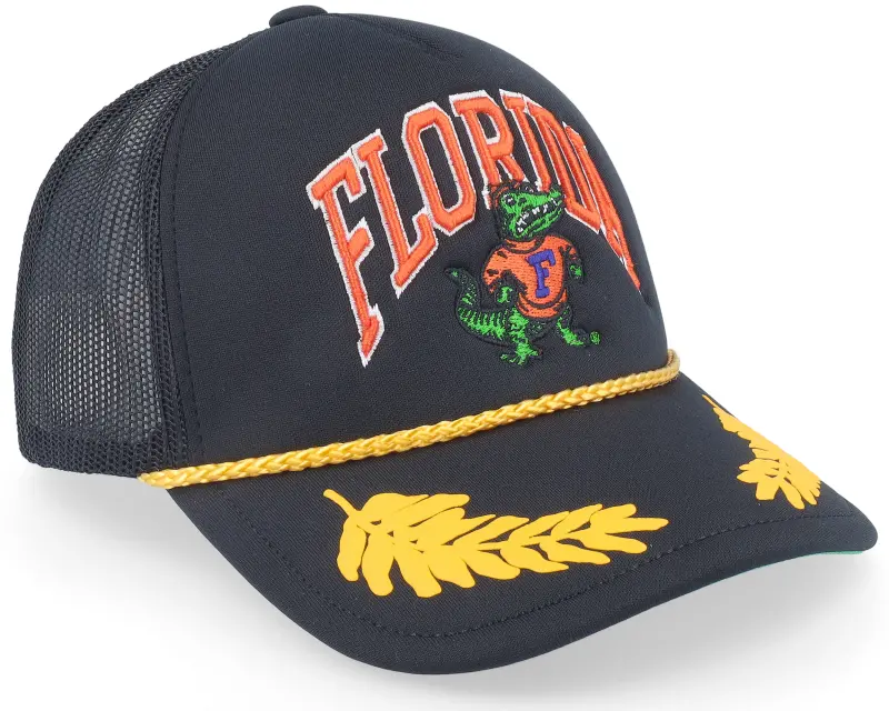 Mitchell & Ness Florida Gators Gold Leaf Hwc Black Trucker online