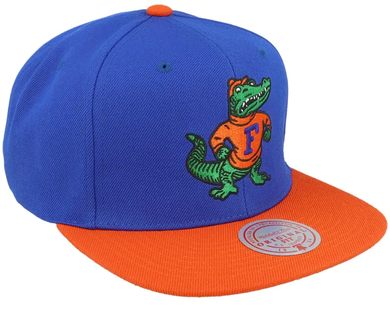 Mitchell & Ness Florida Gators Team 2 Tone 2.0 Green/Orange Snapback online