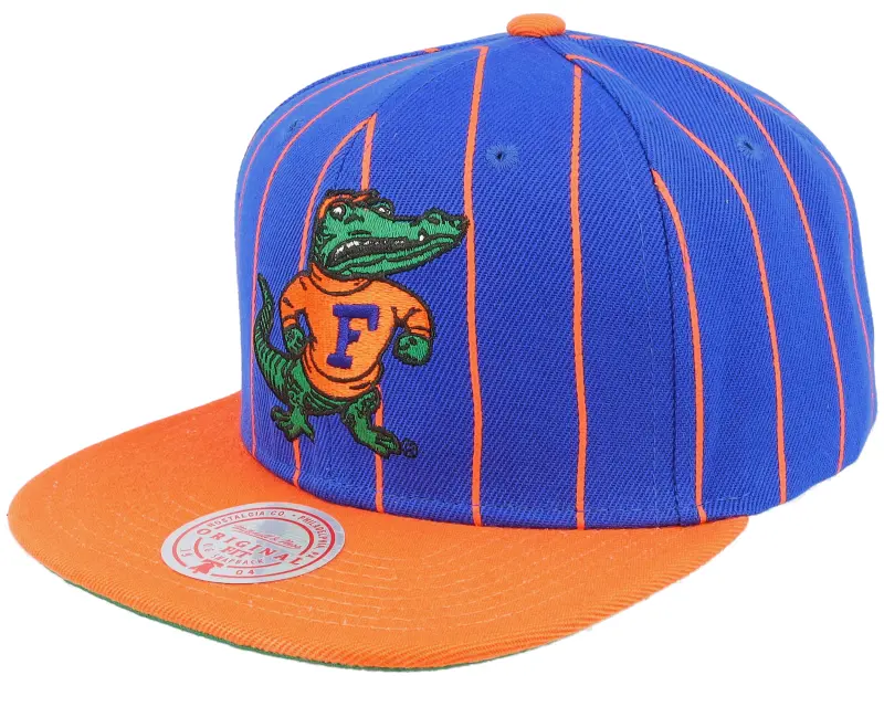 Mitchell & Ness Florida Gators Team Pin Blue/Orange Snapback online