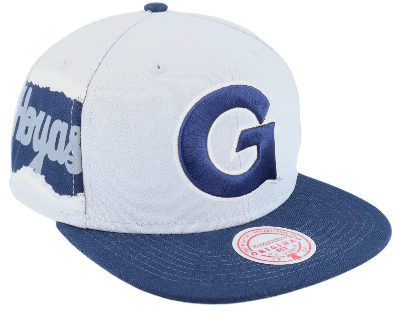 Mitchell & Ness Georgetown Hoyas Jumbotron Ncaa Grey/Navy Snapback online