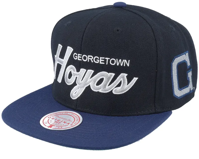 Mitchell & Ness Georgetown Hoyas Team Script 2.0 Black Snapback online