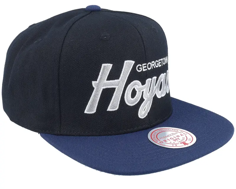 Mitchell & Ness Georgetown Hoyas Team Script 2.0 Black Snapback online