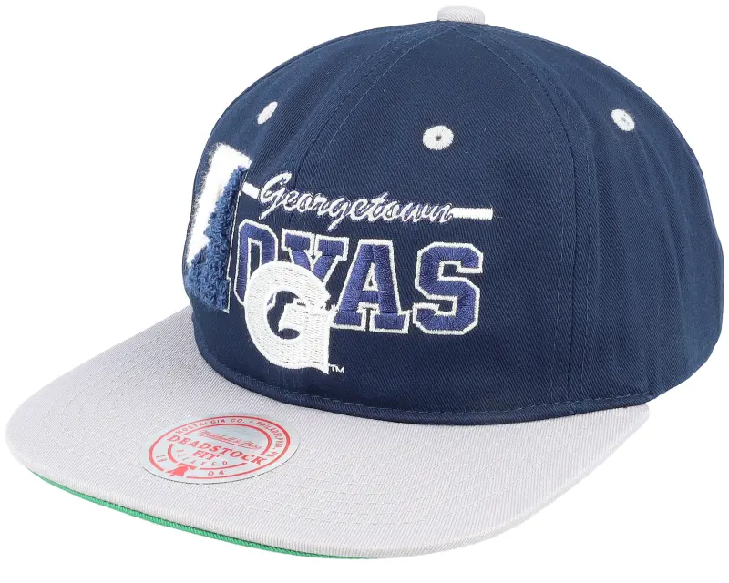 Mitchell & Ness Georgetown Hoyas Varsity Letter Blue/Grey Snapback online