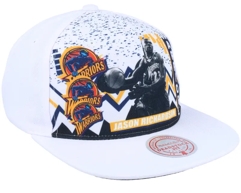 Mitchell & Ness Golden State Warriors 90’s Playa Jason Richardson White Snapback online