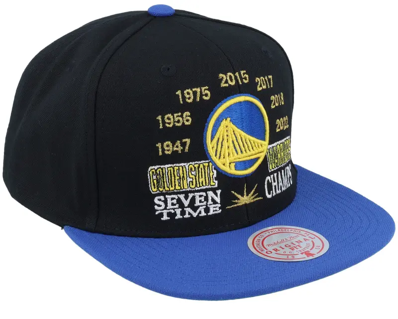 Mitchell & Ness Golden State Warriors Champ Is Here Black/Blue Snapback online