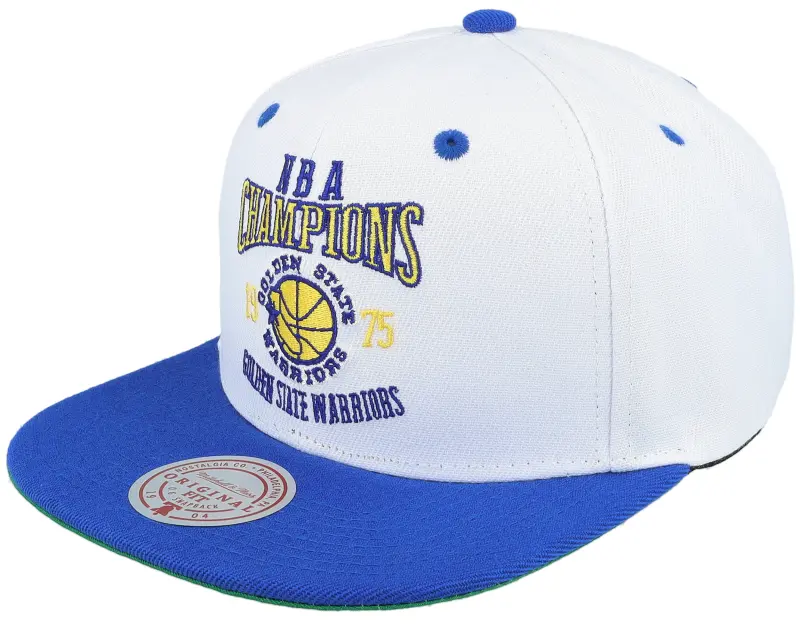 Mitchell & Ness Golden State Warriors Champ Series White/Blue Snapback online