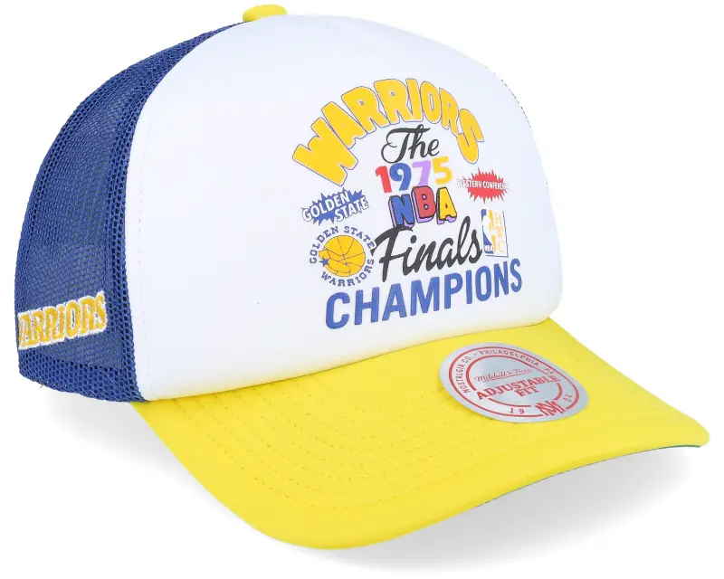 Mitchell & Ness Golden State Warriors Champs Fest White Trucker online
