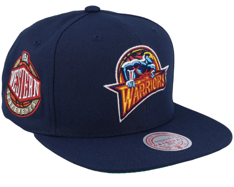 Mitchell & Ness Golden State Warriors Conference Patch Navy Snapback online