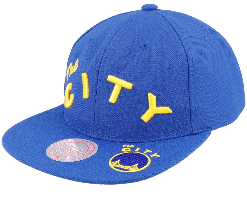 Mitchell & Ness Golden State Warriors Dead Remix Deadstock Blue Snapback online