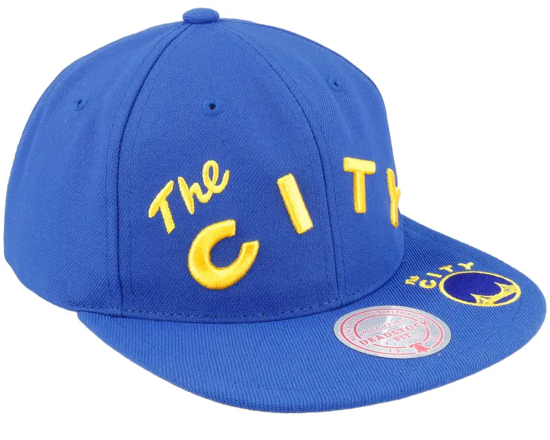 Mitchell & Ness Golden State Warriors Dead Remix Deadstock Blue Snapback online