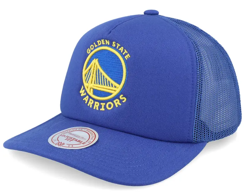 Mitchell & Ness Golden State Warriors Evergreen Blue Trucker online