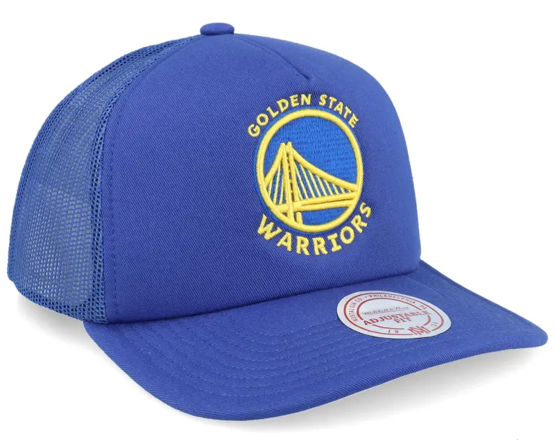 Mitchell & Ness Golden State Warriors Evergreen Blue Trucker online