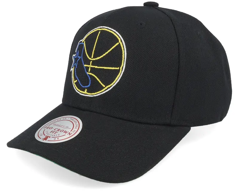 Mitchell & Ness Golden State Warriors Neon Logo Pro Black Adjustable online