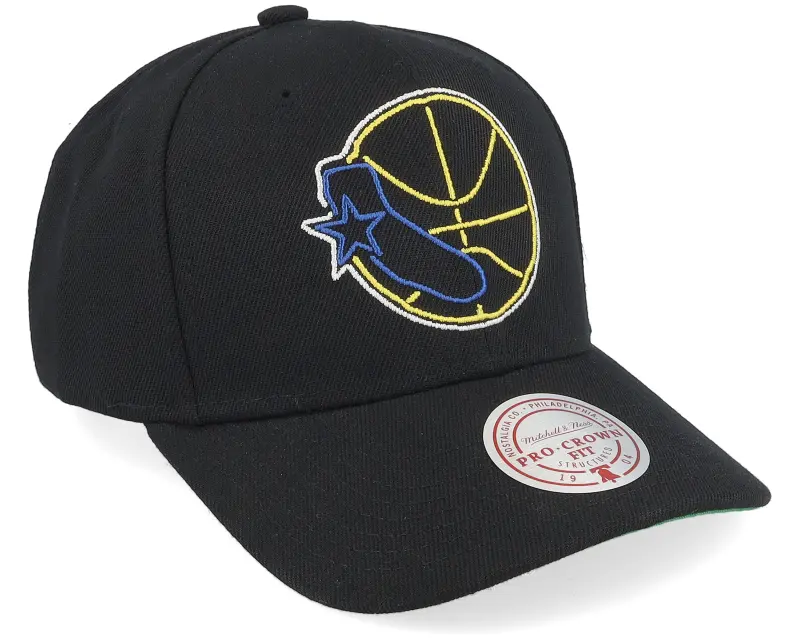 Mitchell & Ness Golden State Warriors Neon Logo Pro Black Adjustable online