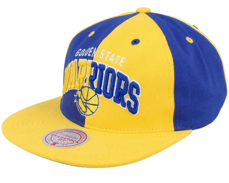 Mitchell & Ness Golden State Warriors Pinwheel Of Fortune Yellow/Royal Snapback online