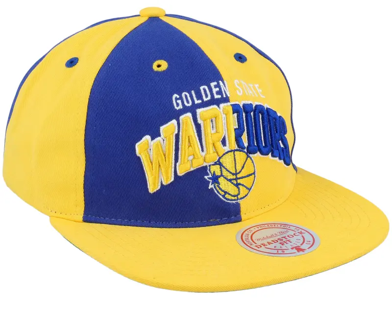 Mitchell & Ness Golden State Warriors Pinwheel Of Fortune Yellow/Royal Snapback online