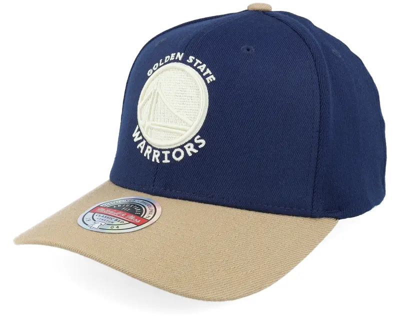 Mitchell & Ness Golden State Warriors Sand Storm Navy/Sand A-Frame Adjustable online