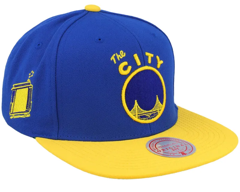 Mitchell & Ness Golden State Warriors Side Core 2.0 Hwc Royal/Gold Snapback online