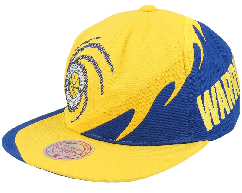 Mitchell & Ness Golden State Warriors Spiral Deadstock Yellow Snapback online