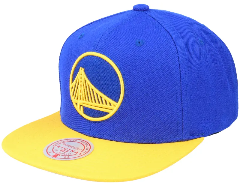 Mitchell & Ness Golden State Warriors Team 2 Tone 2.0 Royal/Yellow Snapback online